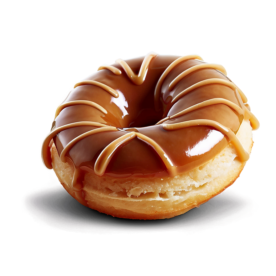 Caramel Drizzle Donut Png 05232024