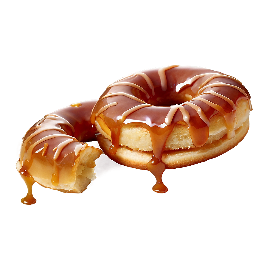 Caramel Drizzle Donut Png Kpd