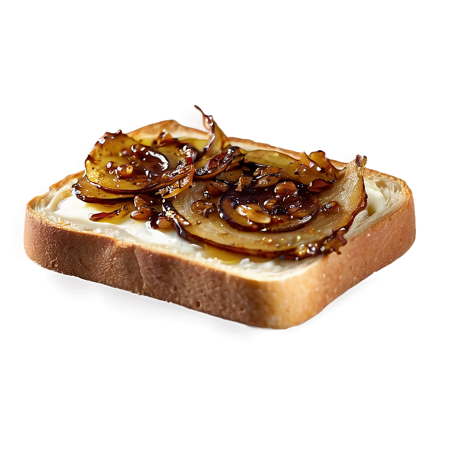 Caramelized Onion Toast Png Xbf89