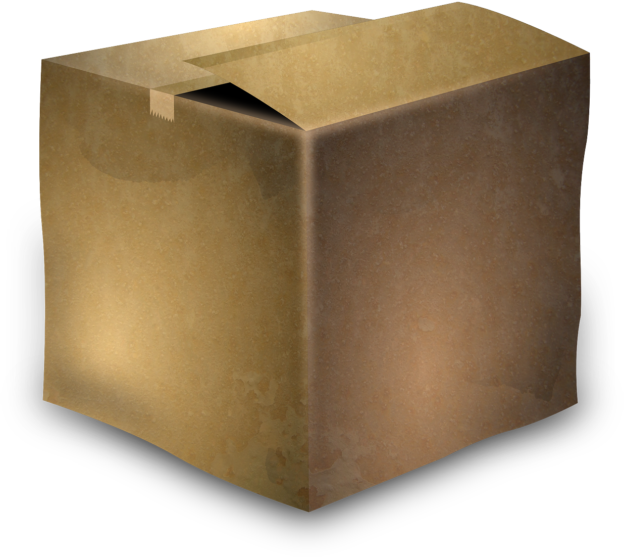 Cardboard Box Box Cardboard Free Picture - Old Cardboard Box Png, Transparent Png PNG with transparent background