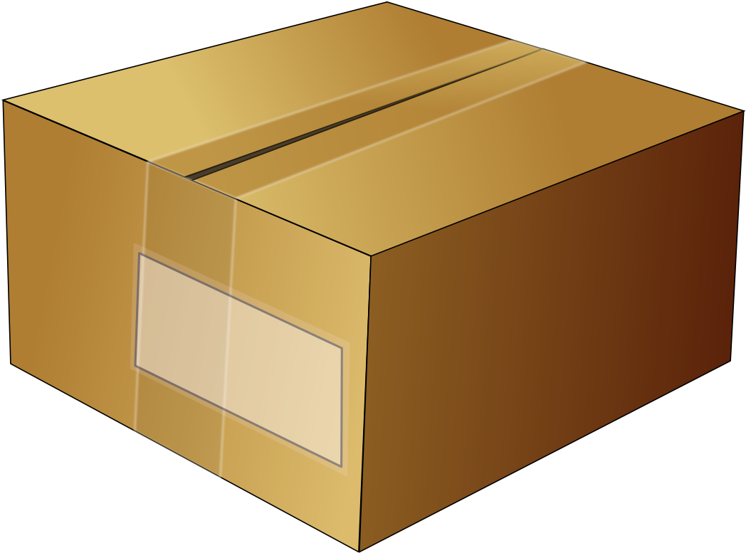 Box, Cardboard, Carton, Sealed, Taped, Package, Packing - Package Clipart, HD Png Download PNG with transparent background