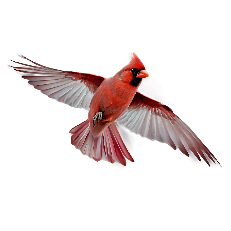 Cardinal In Flight Artwork Png Gfi