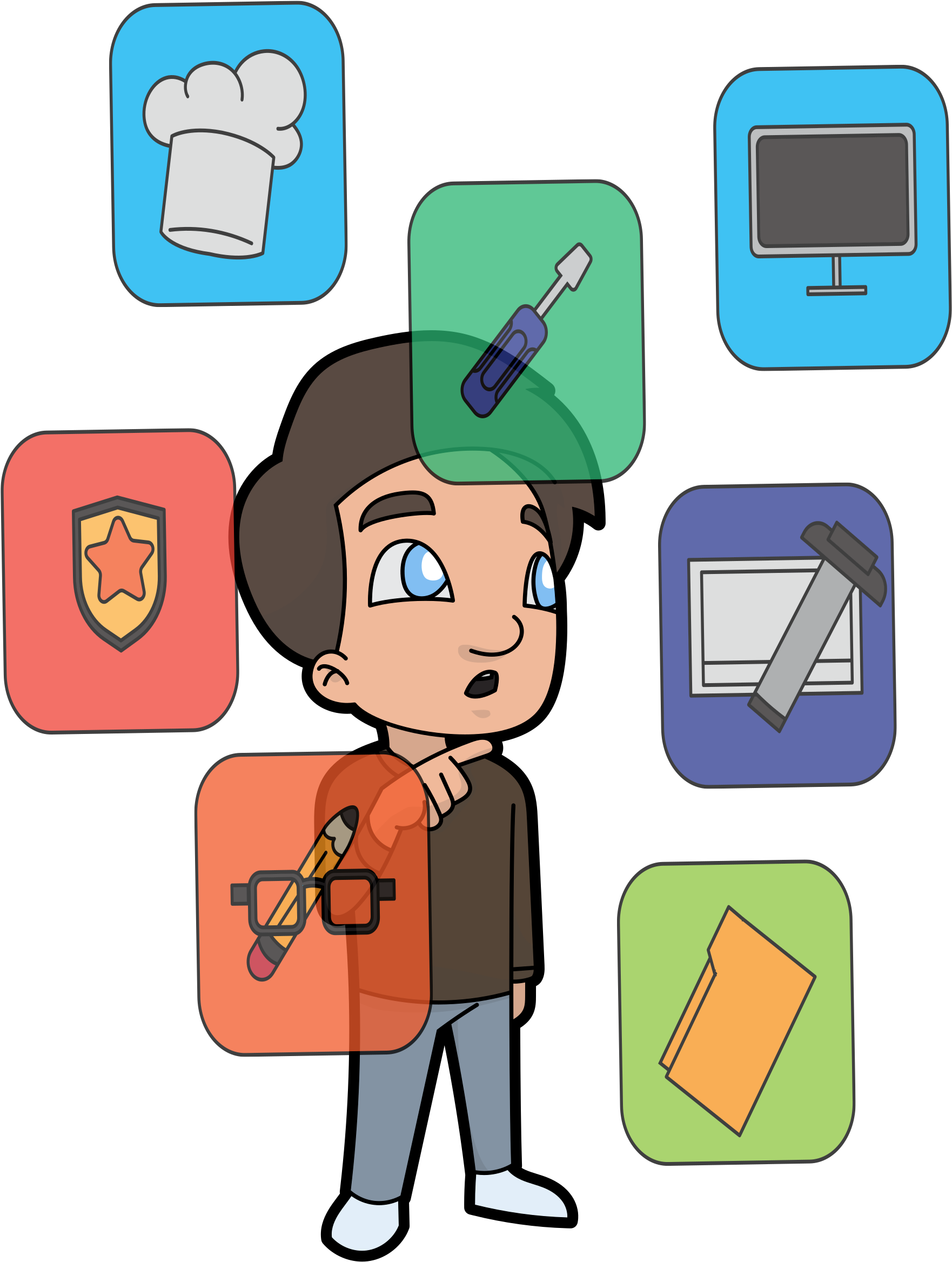 Cartoon Career , Png Download - Options Cartoon, Transparent Png PNG with transparent background