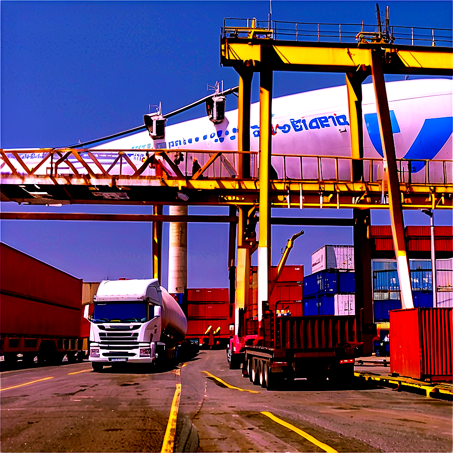 Cargo Terminal Image PNG ena PNG with transparent background