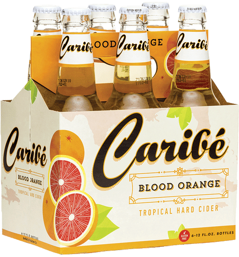 Caribe Blood Orange Cider Pack PNG with transparent background