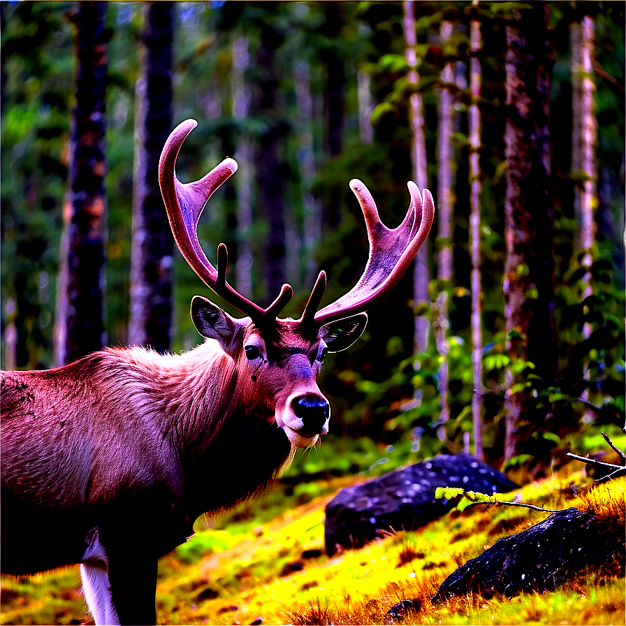 Caribou In The Wild Png 34