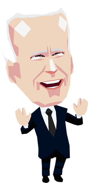 Caricatureof Political Figure Joe Biden