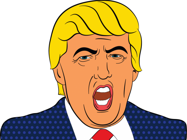 Caricatures Clipart Presidential Candidate - Donald Trump Clip Art, HD Png Download PNG with transparent background