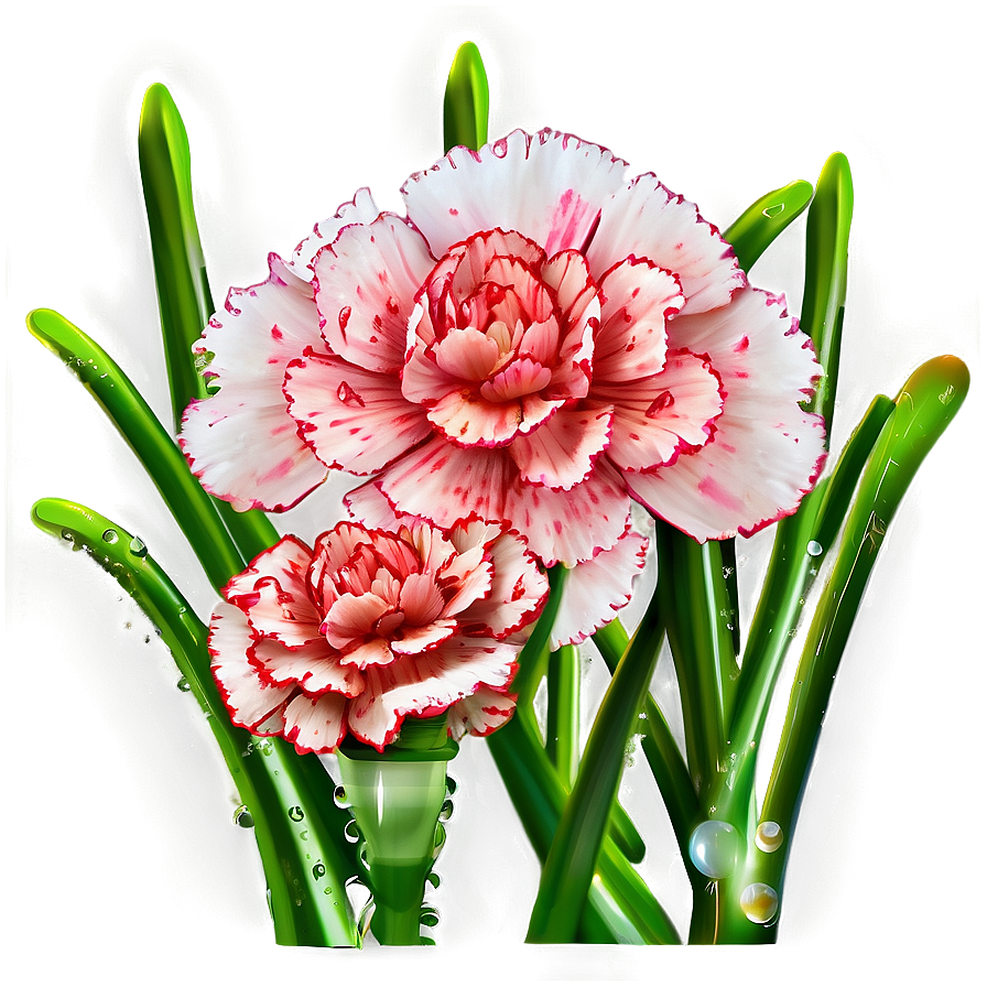 Carnation Dew Drops Png 14