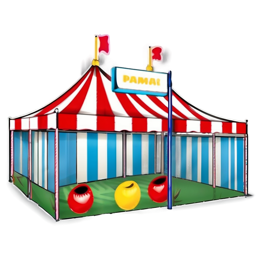 Carnival Game Tent Booth Png 06282024