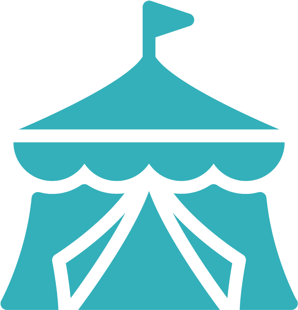 Carnival Tent Icon PNG with transparent background