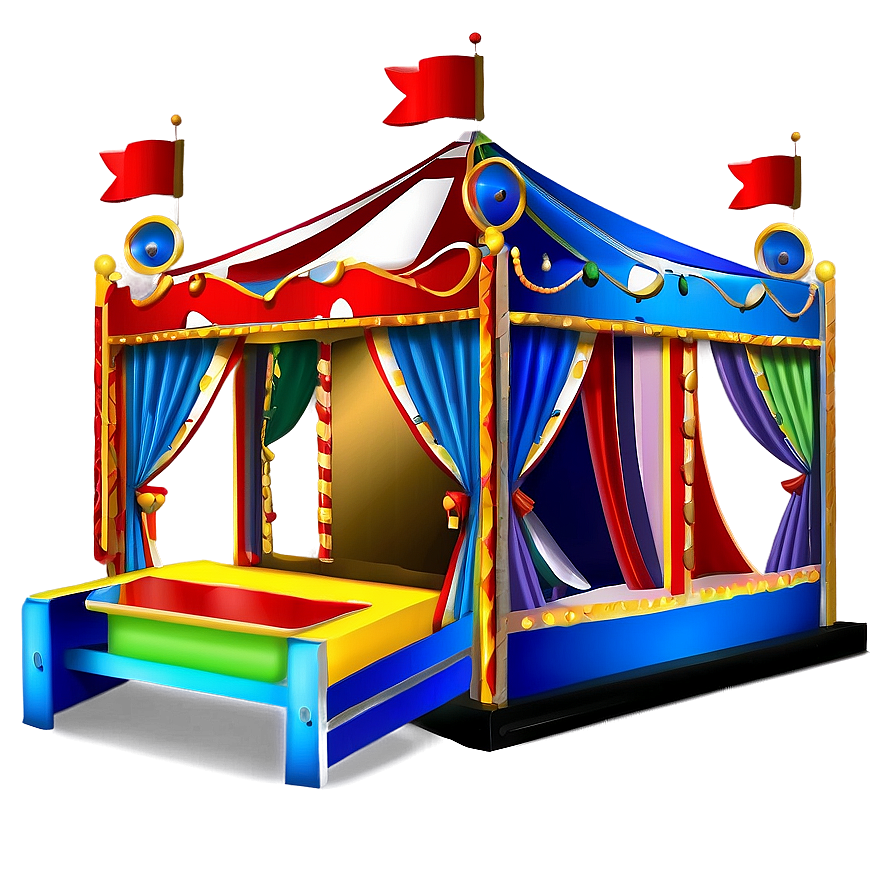 Carnival Tent With Stage Png 06282024