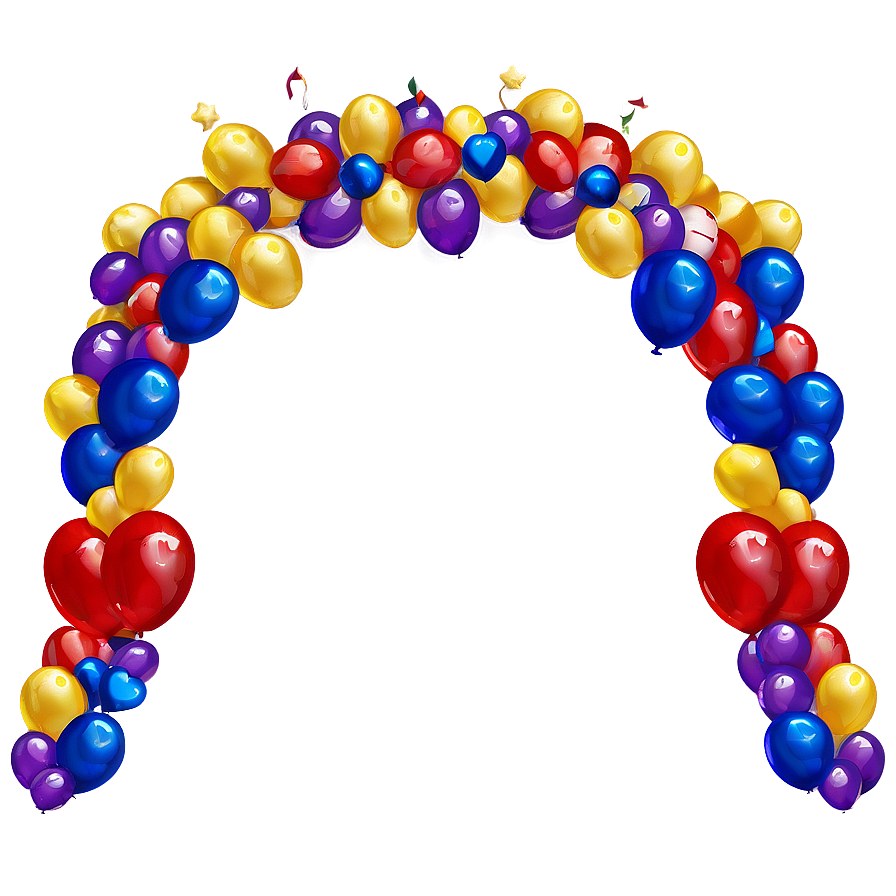 Carnival Theme Balloon Arch Png Exg49