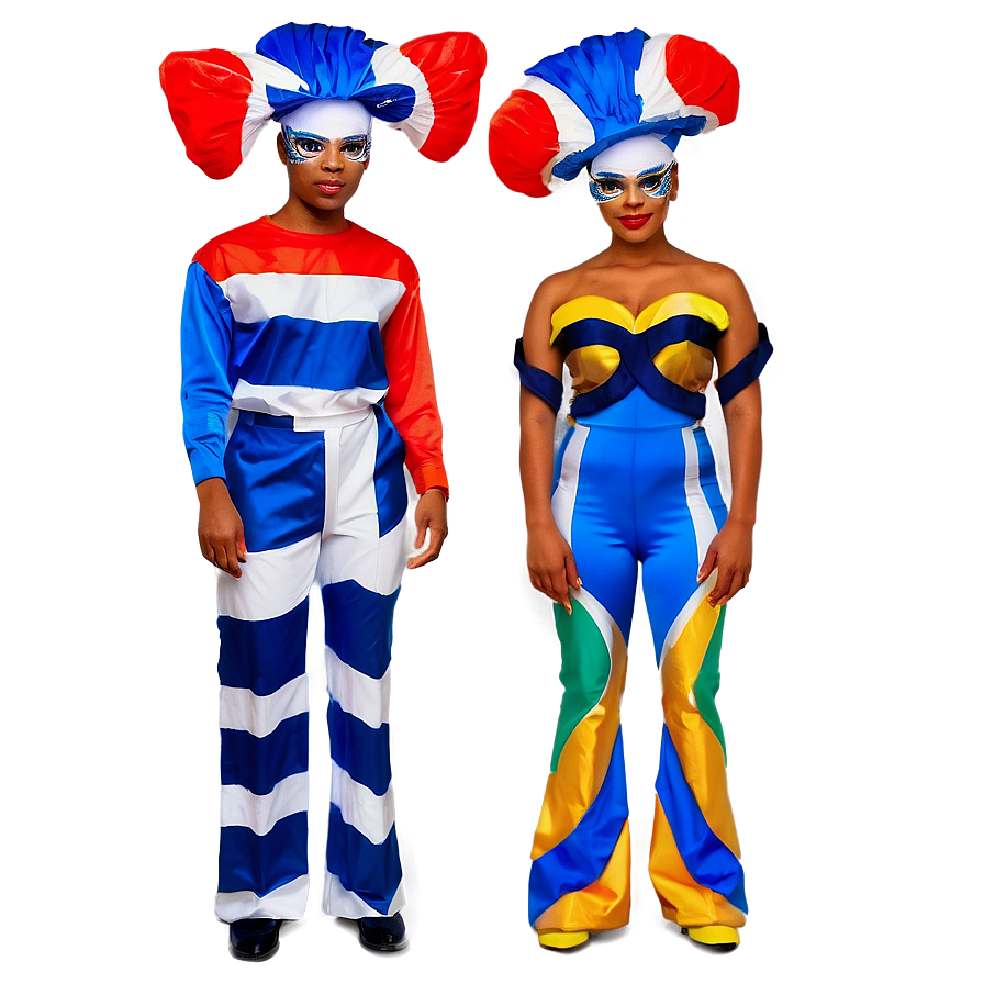 Carnival Themed Outfits PNG wsa61 PNG with transparent background