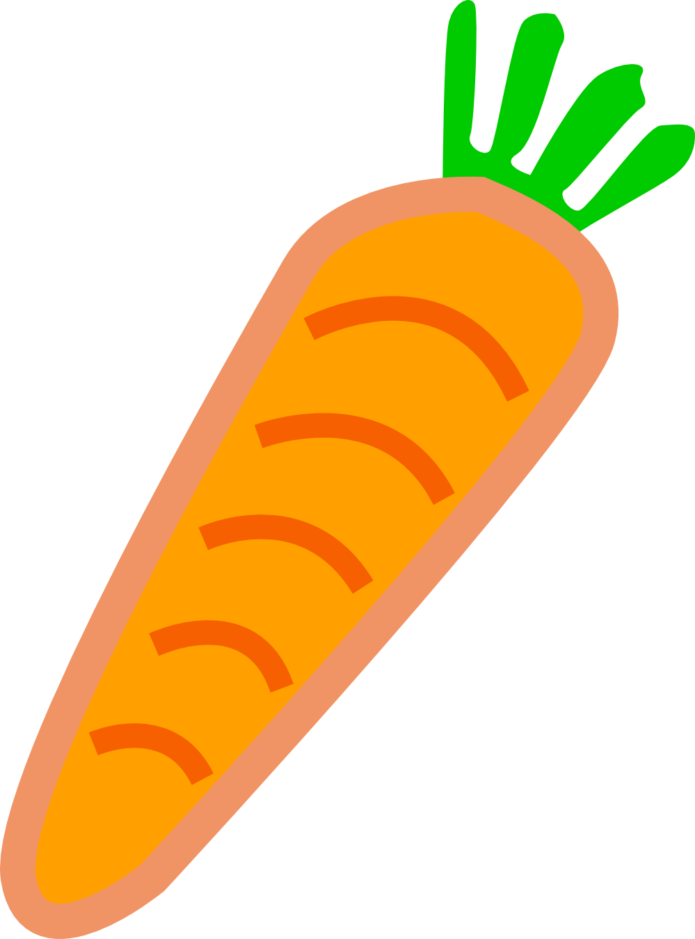 Carrot Icon Graphic PNG with transparent background