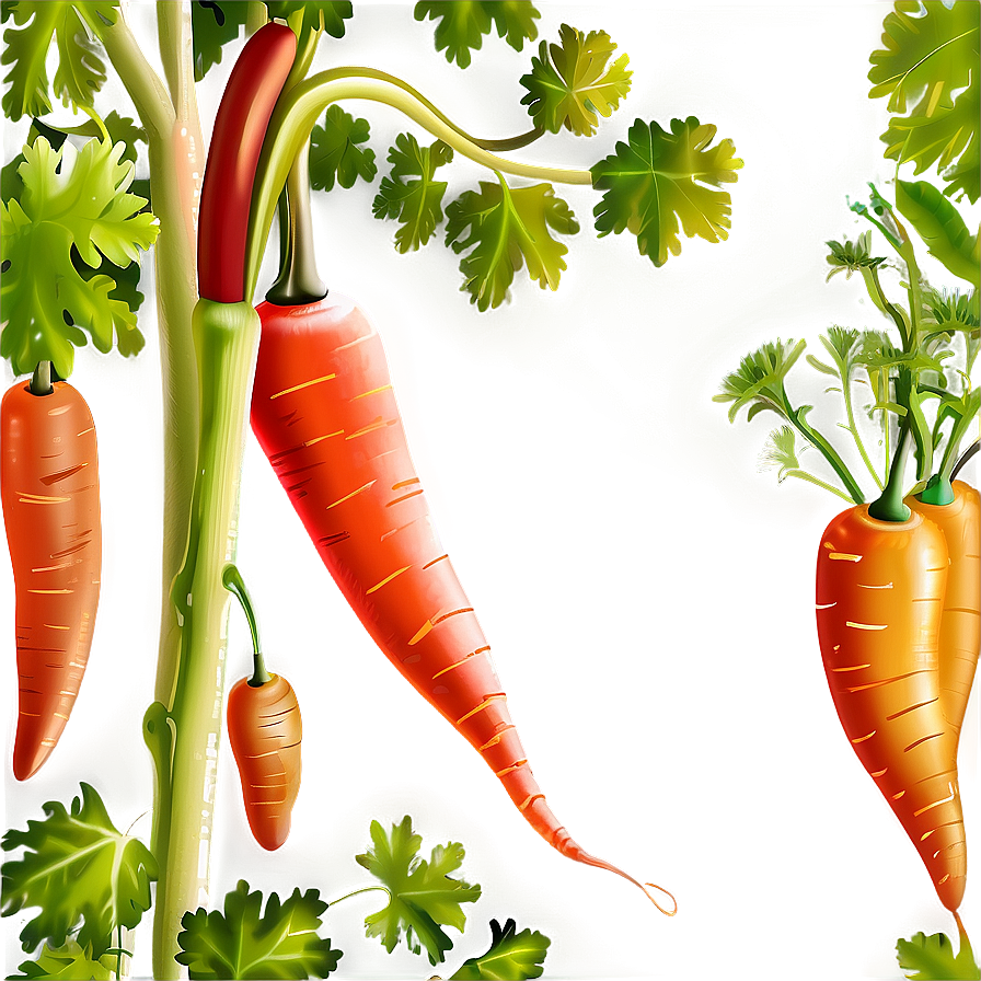 Carrot Plant Png 05242024