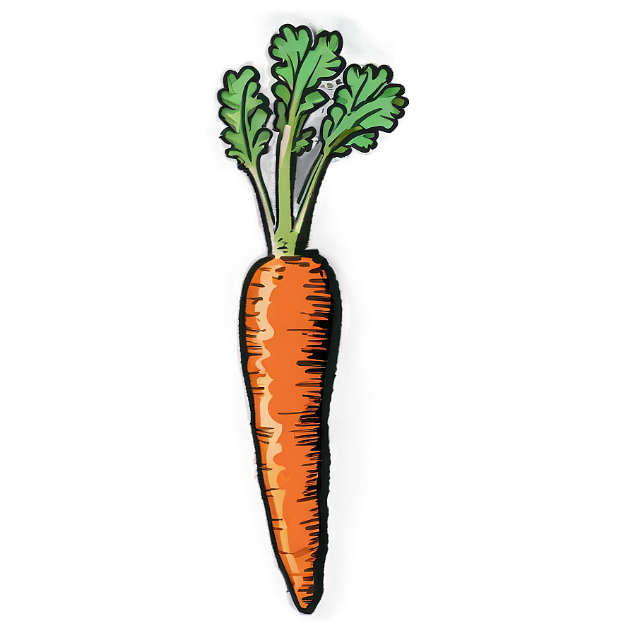 Carrot Sketch Png 05242024