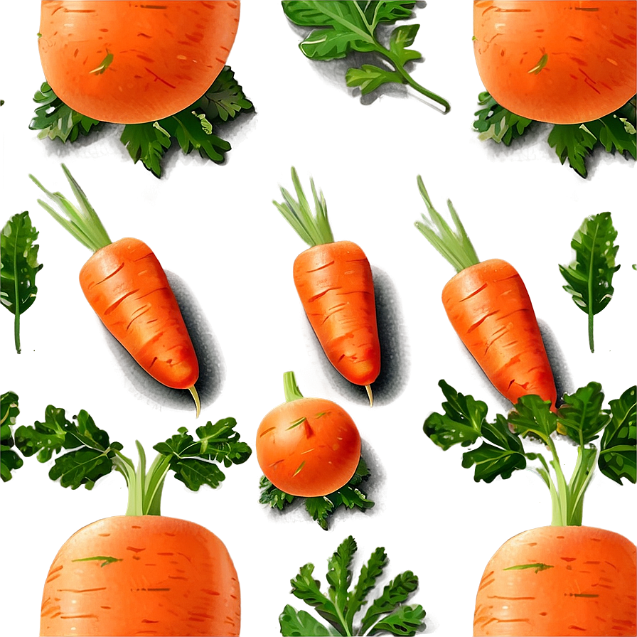 Carrot With Leaves Png 41