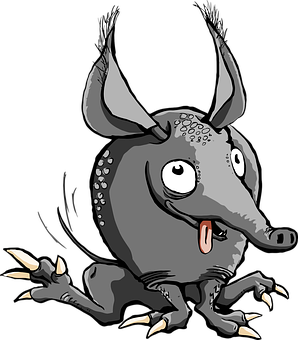 Cartoon Aardvark Character