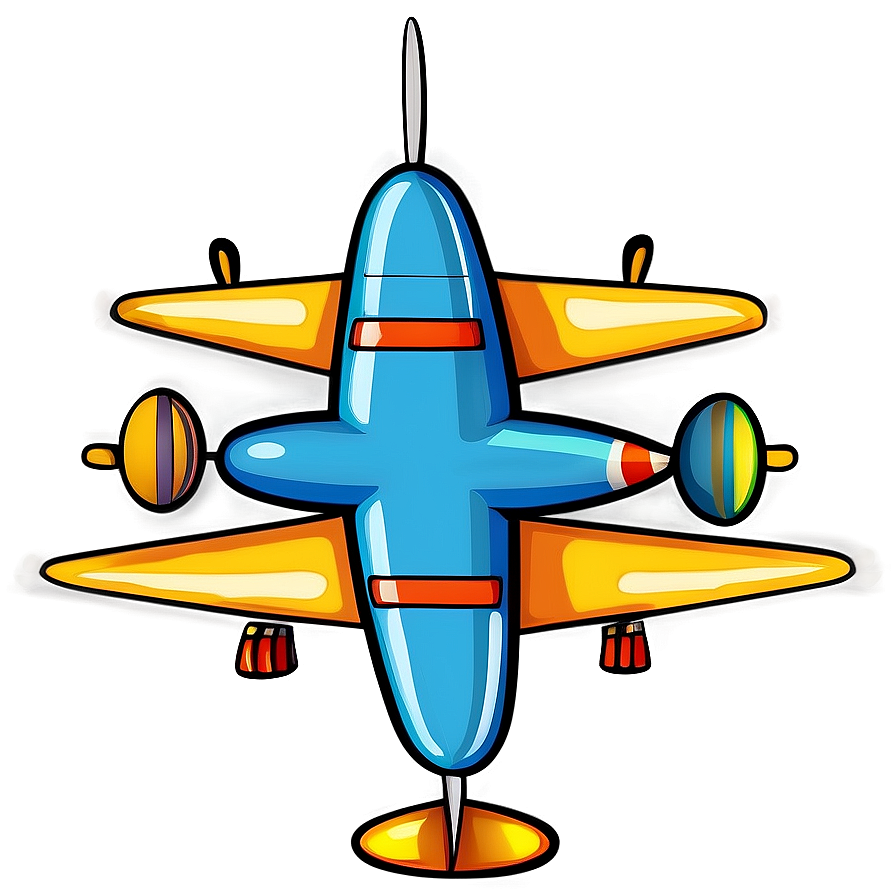 Cartoon Airplane Drawing Png 05042024