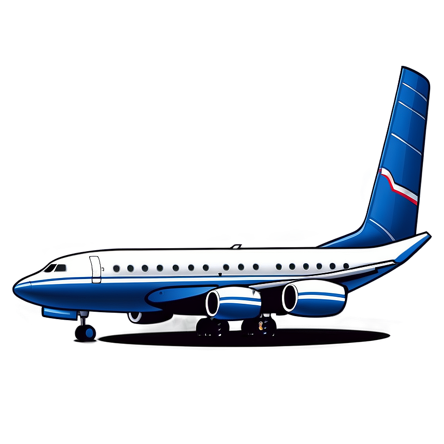 Cartoon Airplane Landing Png 50