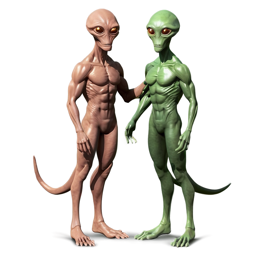 Cartoon Alien And Space Dog Png 06292024