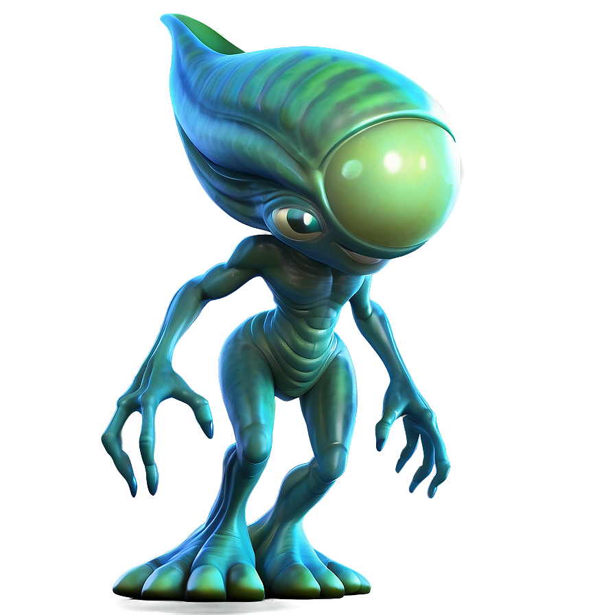 Cartoon Alien Character Png 05032024