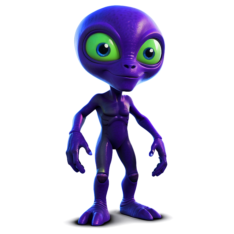 Cartoon Alien Character Png Svr