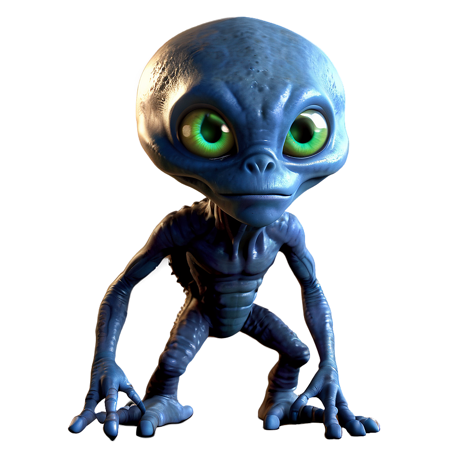 Cartoon Alien For Kids Png 06292024