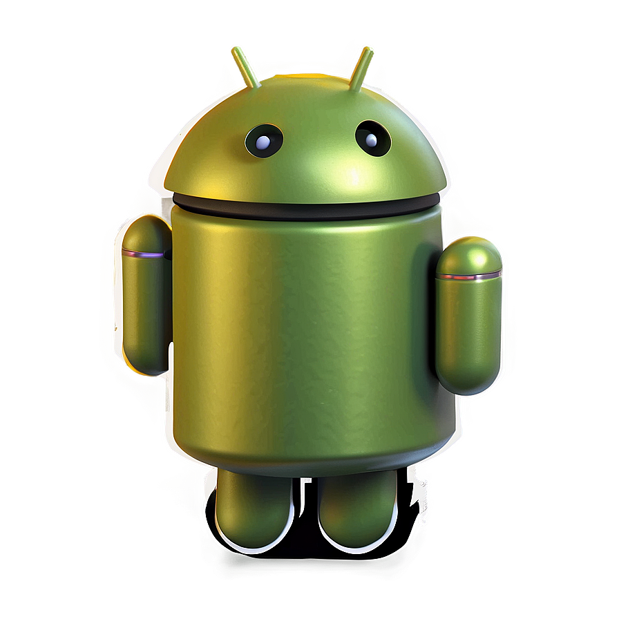 Cartoon Android Character PNG 05062024 PNG with transparent background