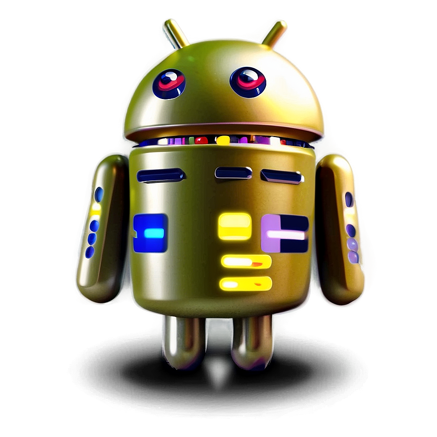 Cartoon Android Character PNG 05062024 PNG with transparent background