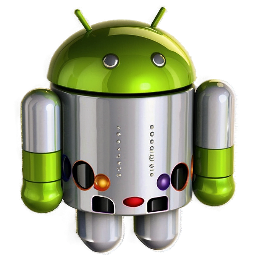 Cartoon Android Character PNG 52 PNG with transparent background