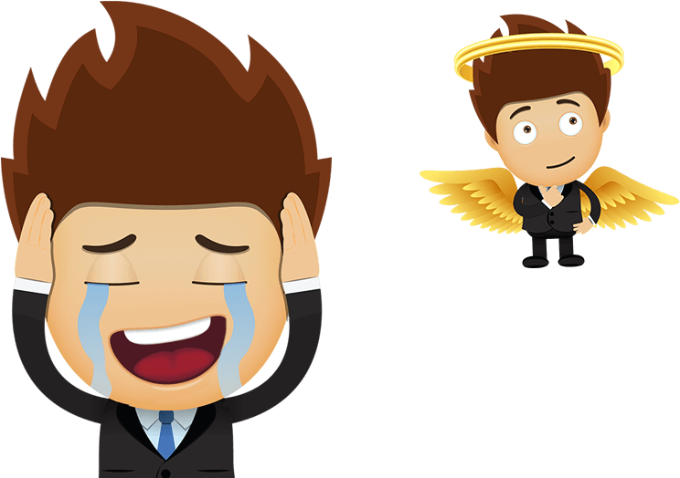 Download The Free Gro Guys Imessage Sticker Pack And - Cartoon Man Sad Png, Transparent Png PNG with transparent background