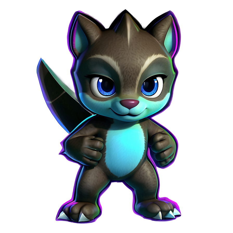 Cartoon Animal Video Game Hero Png 06252024