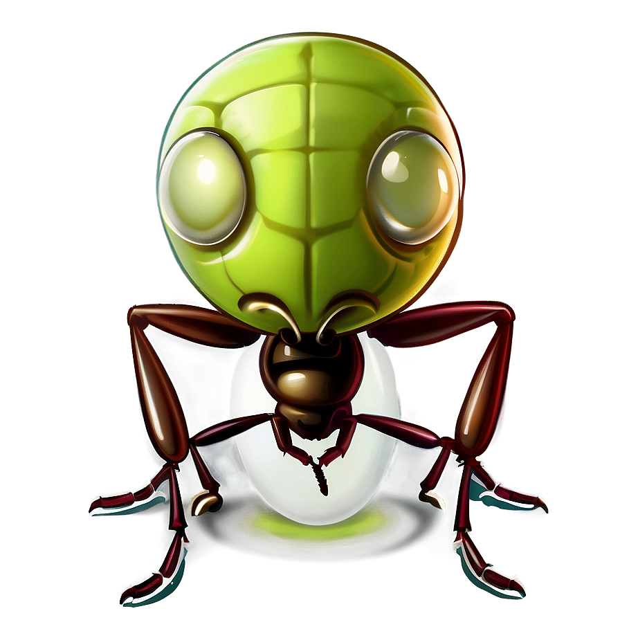 Cartoon Ant Art PNG 05242024 PNG with transparent background