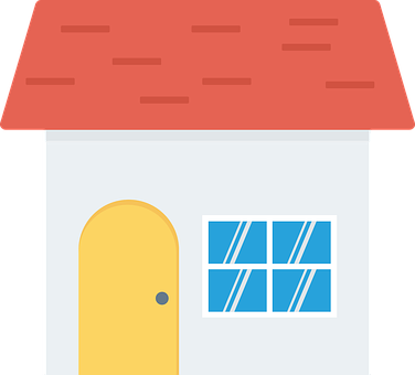 Cartoon Apartment Icon PNG with transparent background
