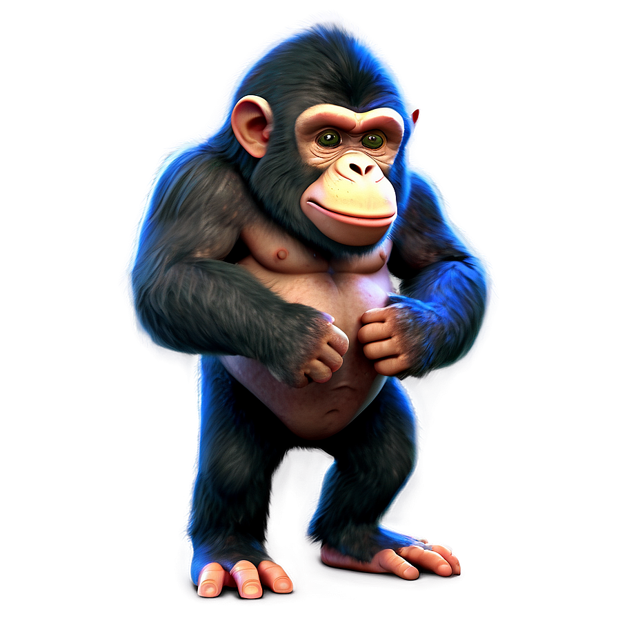 Cartoon Ape Character Png 75