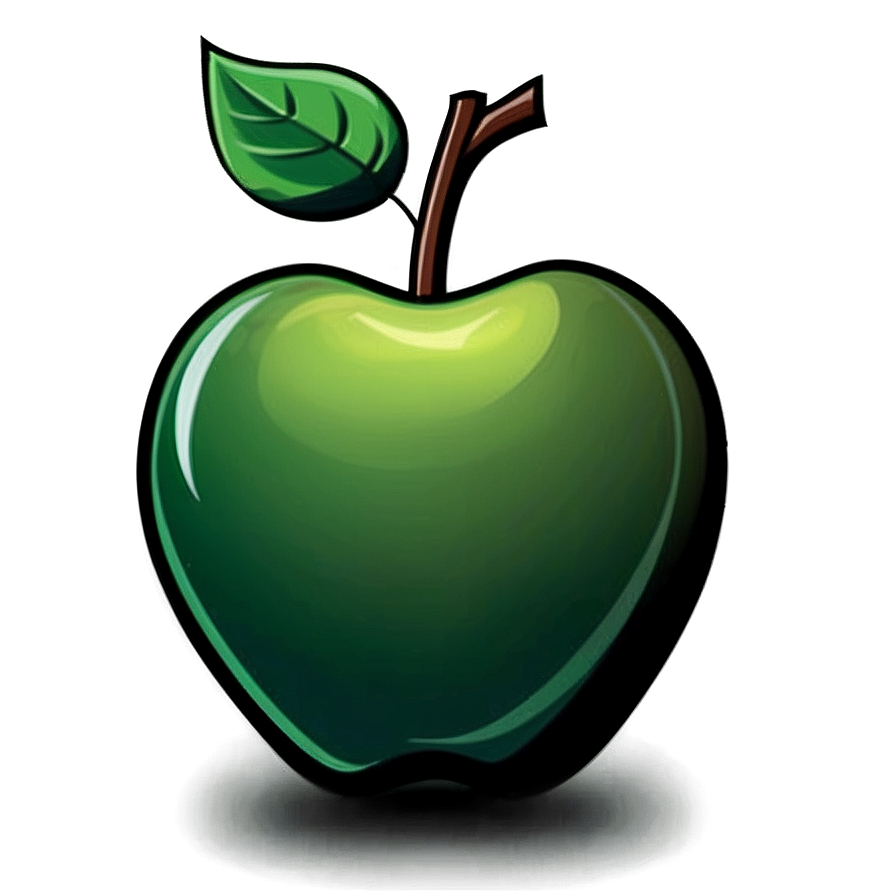 Cartoon Apple D