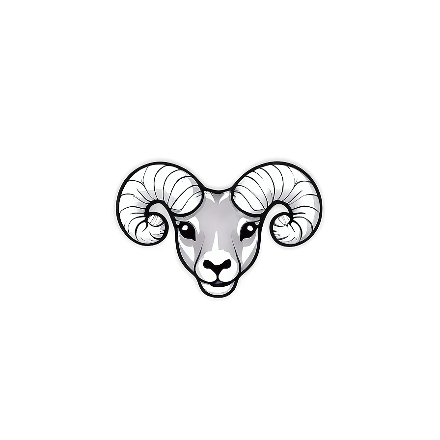 Cartoon Aries Ram Png Omv18