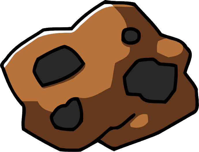 Cartoon Asteroid Illustration