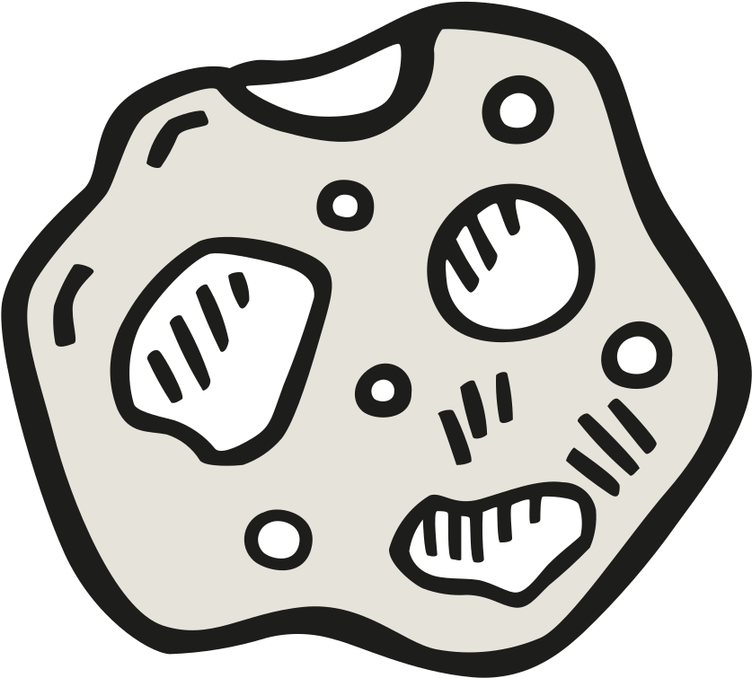 Asteroid 2 Icon - Asteroid Clipart, HD Png Download PNG with transparent background