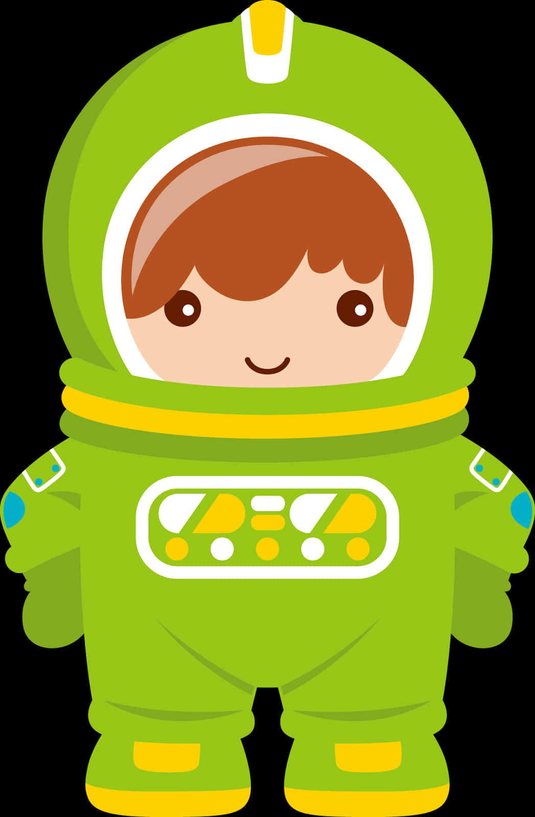 Cartoon Astronaut Character