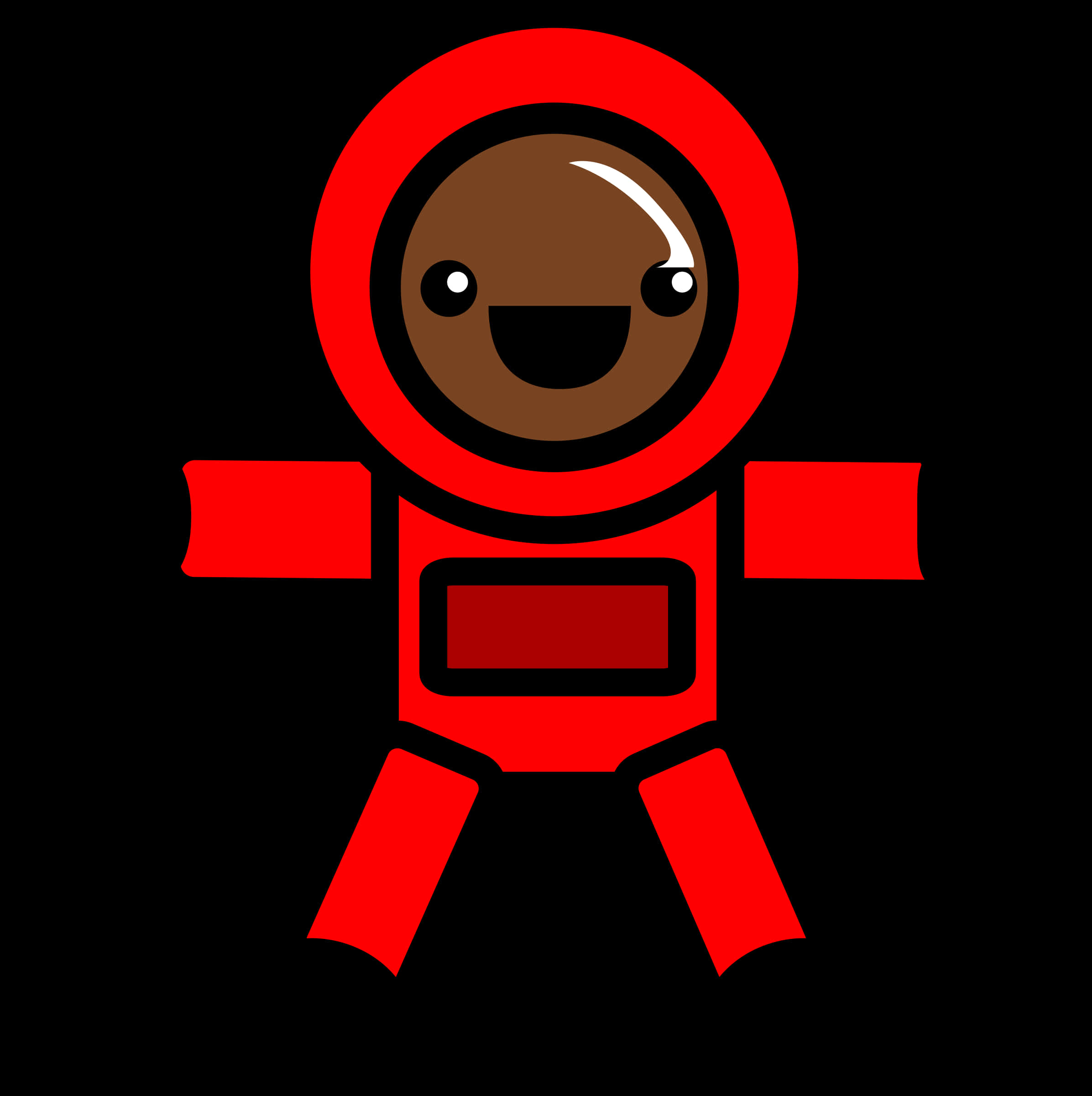 Cartoon Astronaut Character