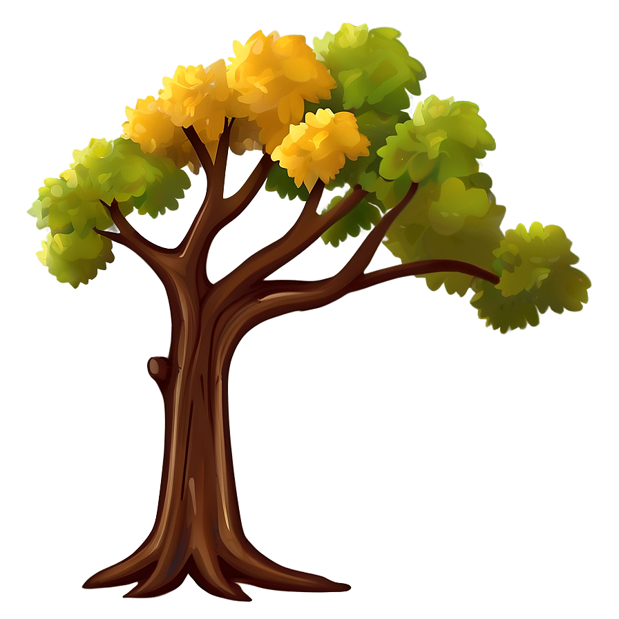 Cartoon Autumn Tree Png Wss77