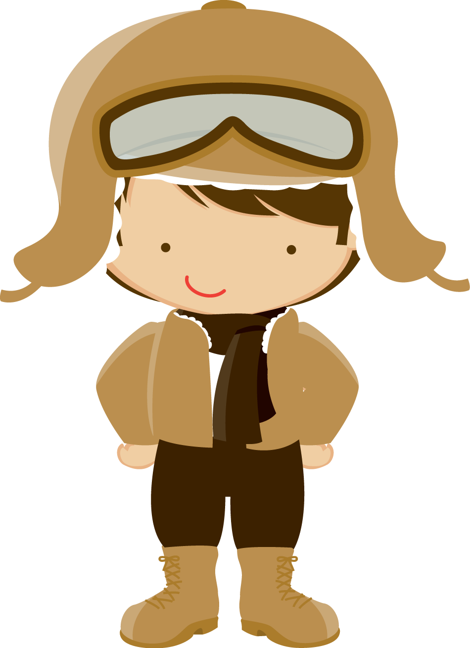 Cartoon Aviator Child Illustration