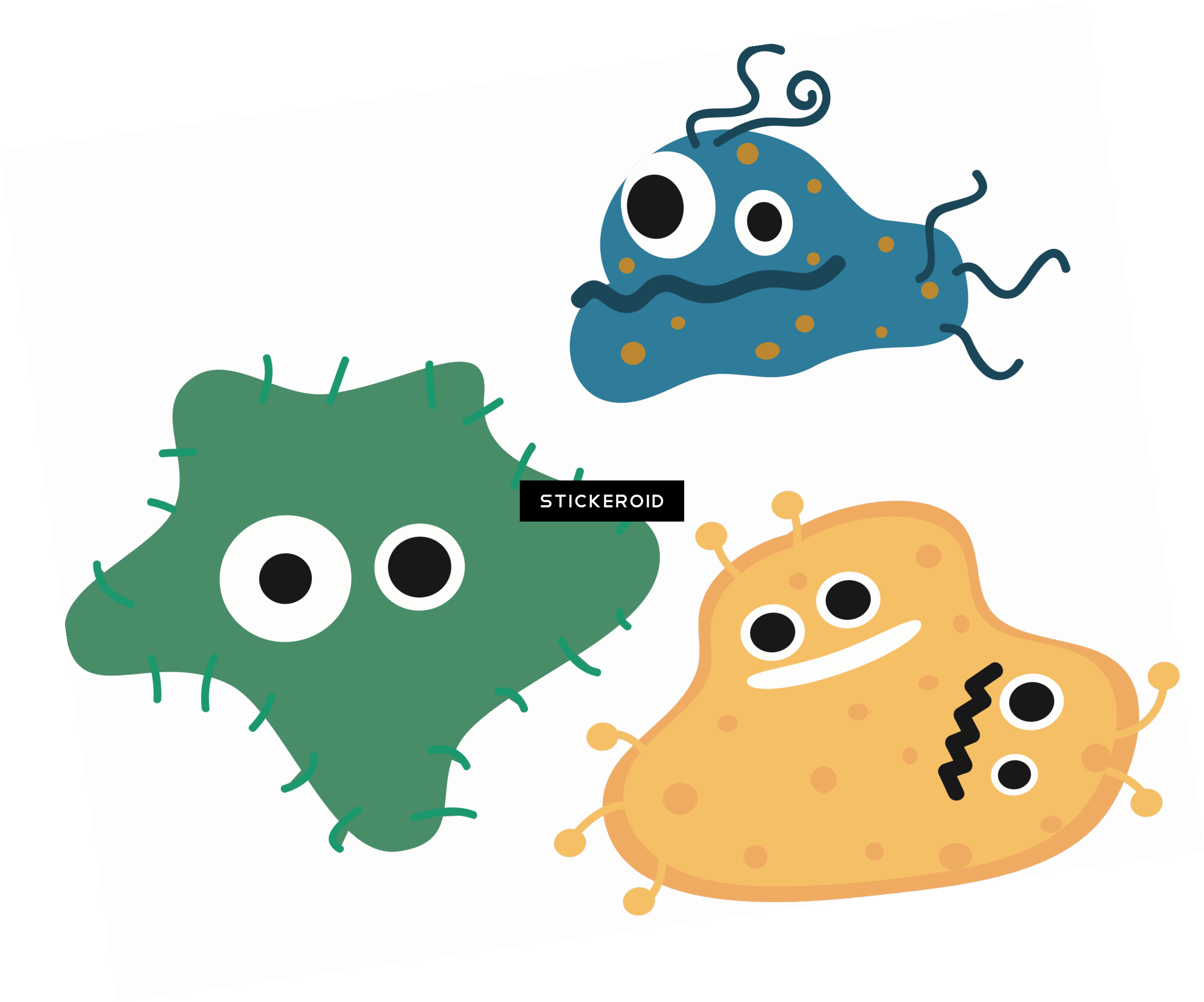 Transparent Bacteria Clipart - Bacteria Gif Transparent Background, HD Png Download PNG with transparent background