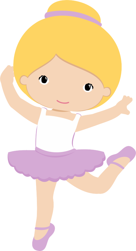 Cartoon Ballerina Posing