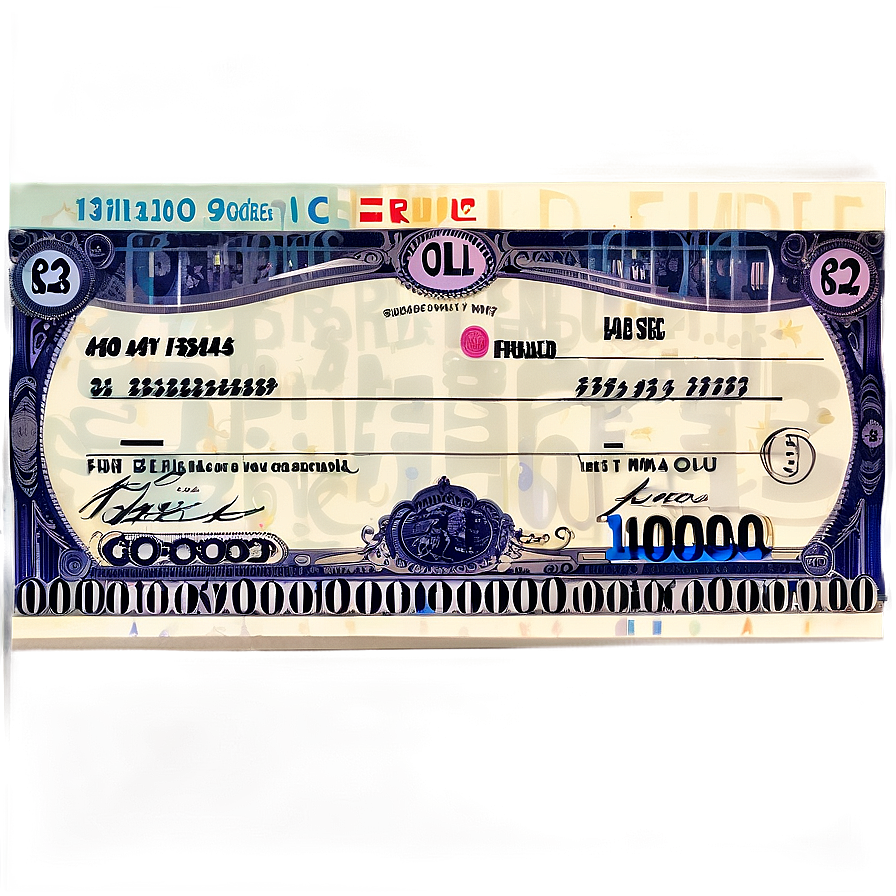 Cartoon Bank Check Drawing Png 51