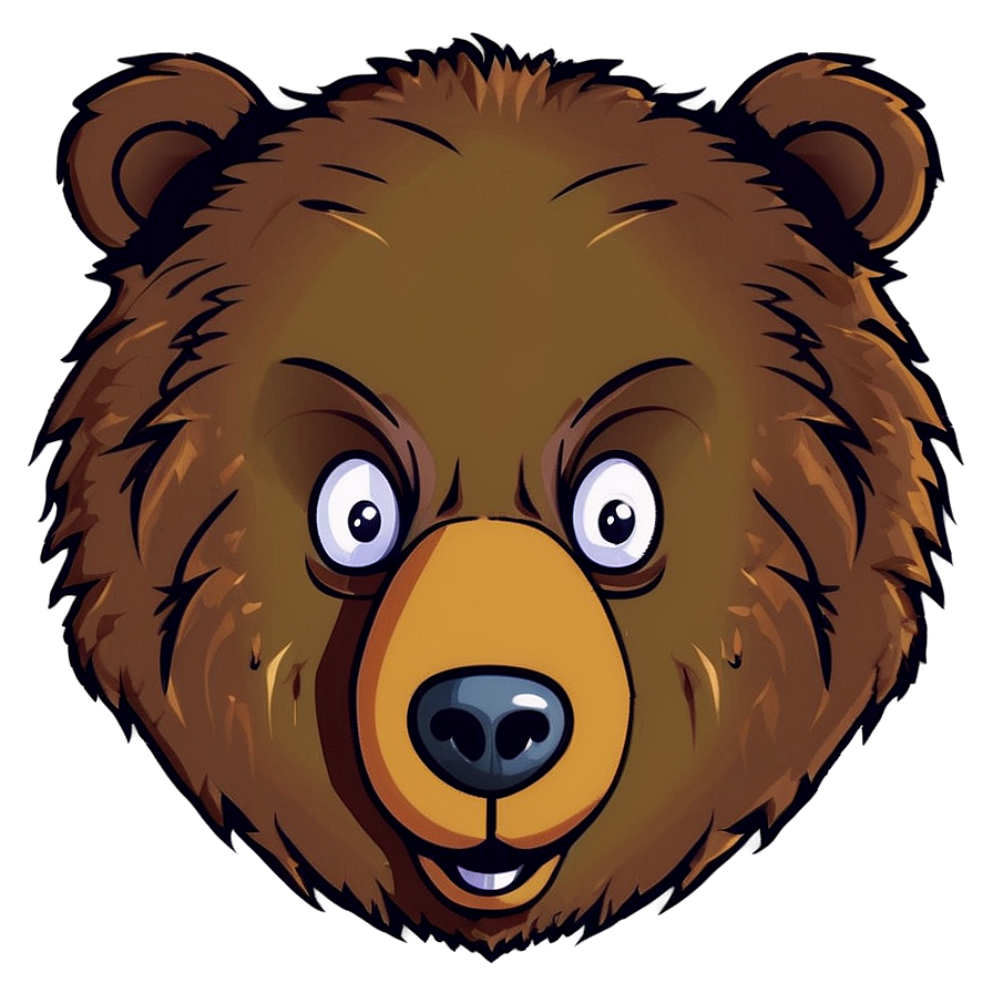 Cartoon Bear Face Png Mqw