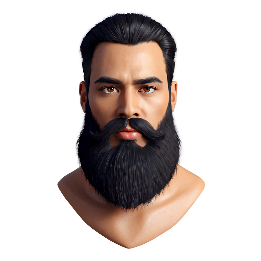 Cartoon Beard Avatar Png Vfv99